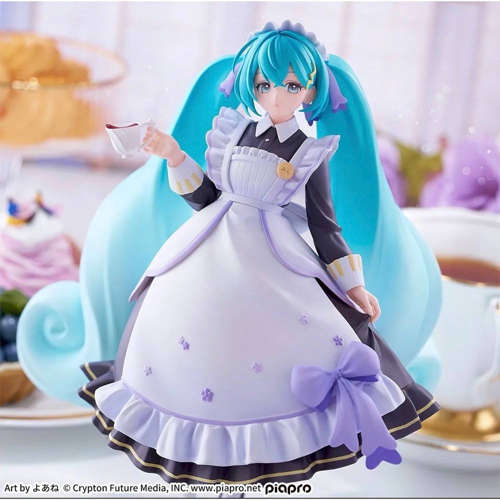 SEGA Hatsune Miku SPM Figure Cafe Maid Ver Blue Excellent Anime Collectible - Picture 6 of 6